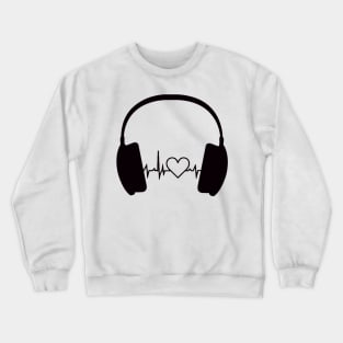 Headphone Beat Crewneck Sweatshirt